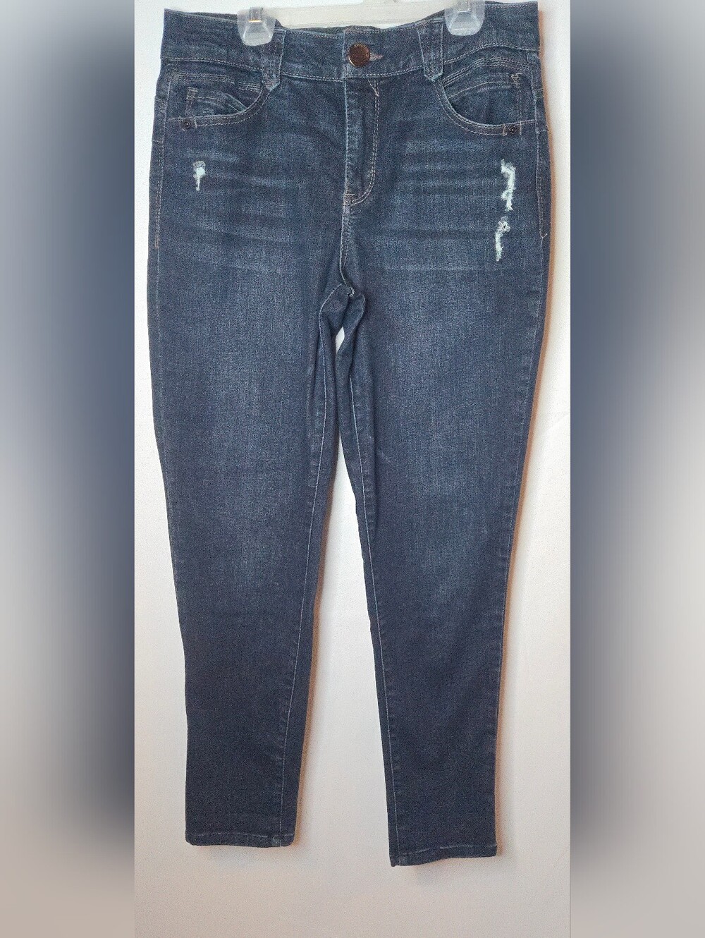 Democracy "Ab"Solution Women's 10 Dark Wash Stretchy Skinny Jeans